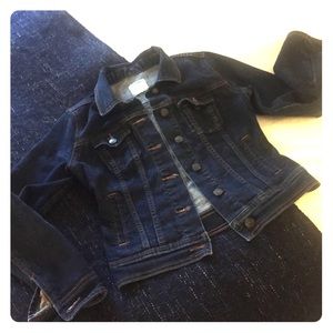 Old Navy Dark Wash Denim Jacket xs